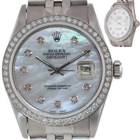 rolex datejust 36mm white gold and diamonds price|Rolex Datejust 36 oystersteel.